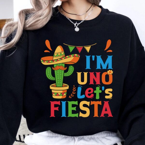 I'm Uno Let's Fiesta Svg Png, First Fiesta Birthday Party Svg, Uno Birthday Svg, 1 Year Old Bday Gift Svg Cricut Sublimation Design - Image 3