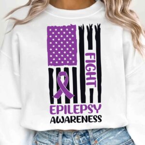 Epilepsy Awareness Flag Svg, Epilepsy Awareness Svg Png, Purple Ribbon Svg, Cricut Cut File Sublimation