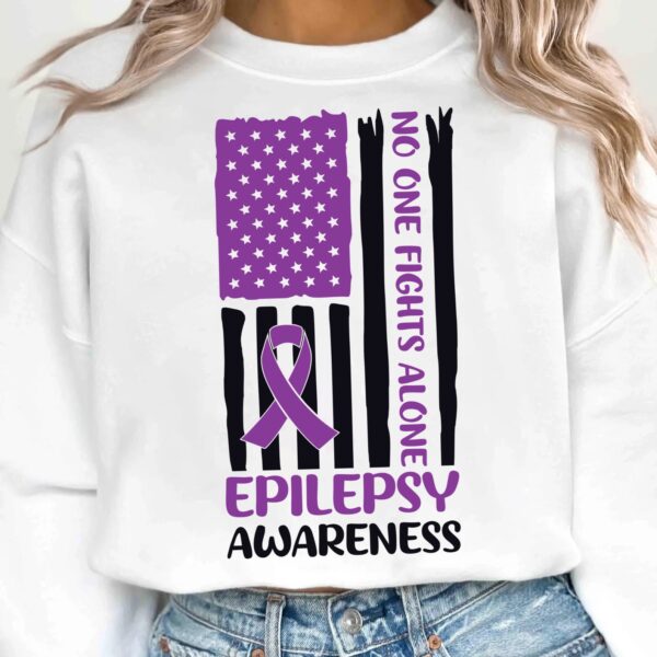 Epilepsy Awareness Flag Svg, Epilepsy Awareness Svg Png, Purple Ribbon Svg, Cricut Cut File Sublimation