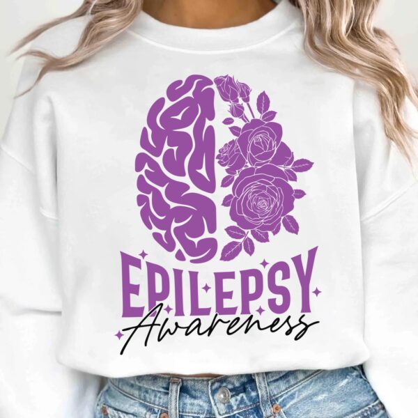 Epilepsy Awareness Svg, Epilepsy Awareness Svg Png, Purple Ribbon Svg, Cricut Cut File Sublimation - Image 2