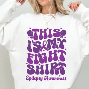 This Is My Fight Shirt Svg, Epilepsy Awareness Svg Png, Purple Ribbon Svg, Cricut Cut File Sublimation
