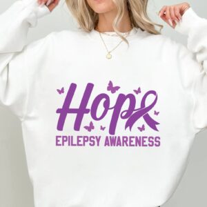 Epilepsy Awareness Hope Svg, Epilepsy Awareness Svg Png, Purple Ribbon Svg, Cricut Cut File Sublimation