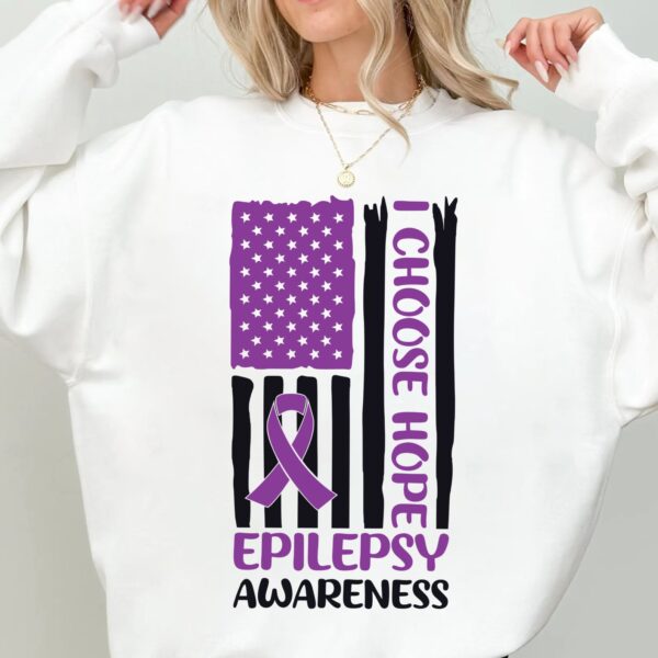 Epilepsy Awareness Flag Svg, Epilepsy Awareness Svg Png, Purple Ribbon Svg, Cricut Cut File Sublimation - Image 2