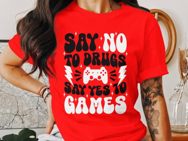 Red Ribbon Week Svg Png, Say No to Drugs Say Yes To Games Svg, Drug Free Svg, Red Ribbon Awareness Svg Cricut Sublimation Design - Image 2
