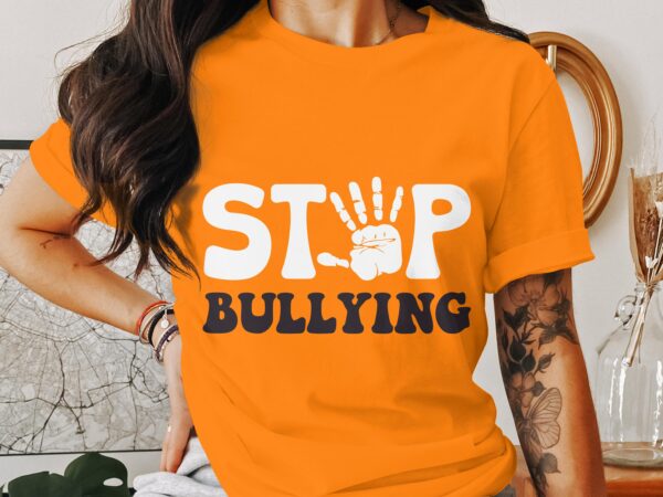 Unity Day Svg Png, Stop Bullying Svg, Anti Bully Svg, Anti Bullying Prevention Month Svg Cricut File Sublimation Design - Image 3