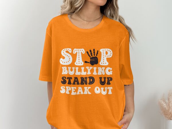 Unity Day Svg Png, Stop Bullying Stand Up Speak Out Svg, Anti Bully Svg, Anti Bullying Prevention Month Svg Cricut File Sublimation Design - Image 2