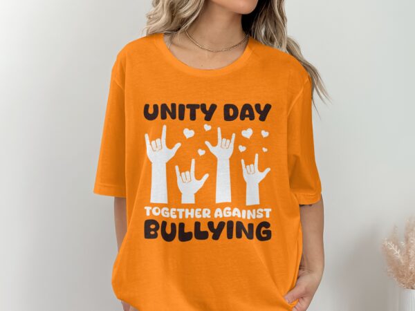 Unity Day Svg Png, Unity Day Together Against Bullying Svg, Anti Bully Svg Anti Bullying Prevention Month Svg Cricut File Sublimation Design - Image 2