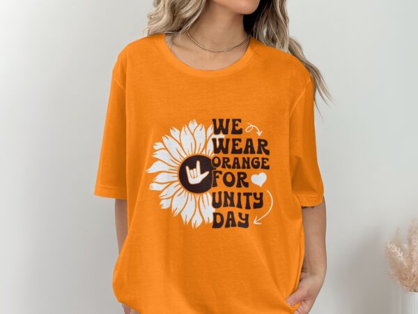 Unity Day Svg Png, We Wear Orange For Unity Day-1 Svg, Anti Bully Svg, Anti Bullying Prevention Month Svg Cricut File Sublimation Design - Image 2