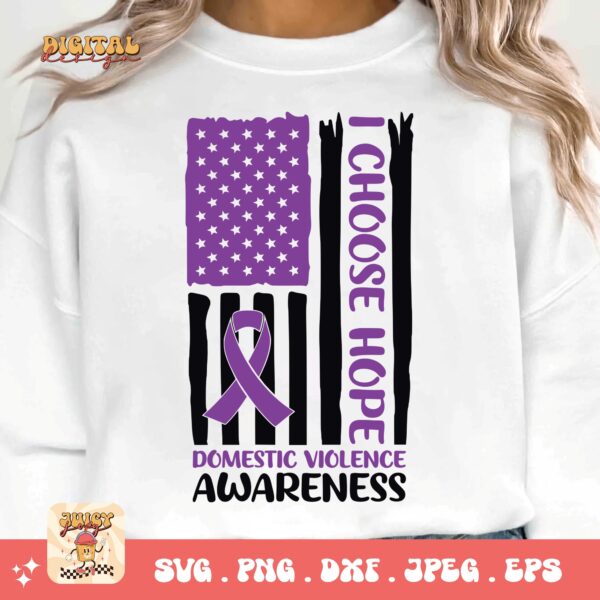 Domestic Violence Awareness Svg Png, Domestic Violence Flag Svg, Domestic Abuse Svg Cricut File Sublimation - Image 3