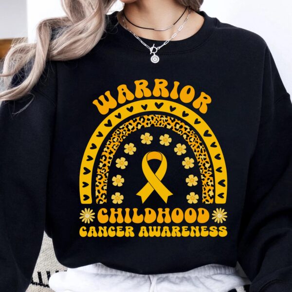 Childhood Cancer Awareness Svg Png Bundle, Gold Ribbon SVG, Pediatric Cancer Awareness Svg Childhood Cancer Support - Image 3