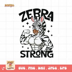 Zebra Strong Png Svg, Rare Disease Support Svg, Ehlers danlos Syndrome Png Cricut Designs, Zebra Ribbon Svg
