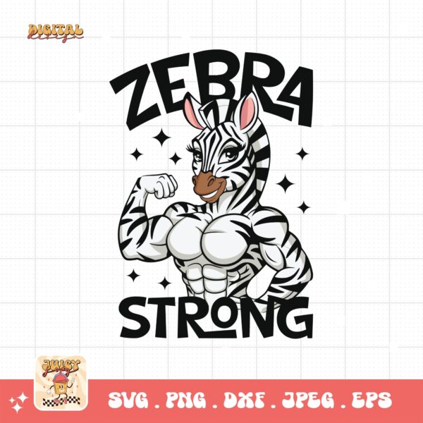 Zebra Strong Png Svg, Rare Disease Support Svg, Ehlers danlos Syndrome Png Cricut Designs, Zebra Ribbon Svg