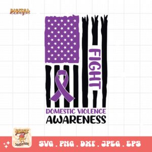Domestic Violence Awareness Svg Png, Domestic Violence Flag Svg, Domestic Abuse Svg Cricut File Sublimation