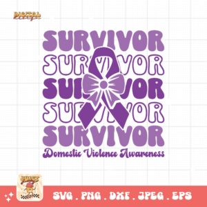 Domestic Violence Awareness Svg Png, Survivor Domestic Violence Svg, Domestic Abuse Svg Cricut File Sublimation