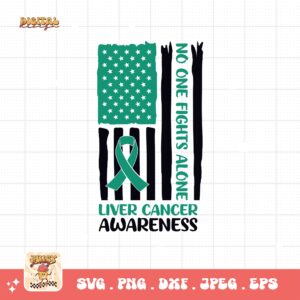 Liver Cancer Flag Svg, Liver Cancer Awareness Svg Png, Emerald Green Ribbon Svg Cricut Sublimation Design
