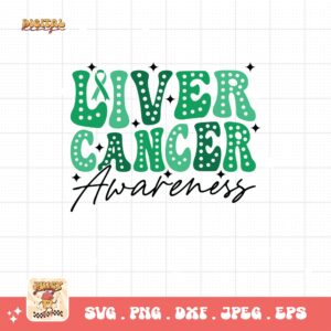 Liver Cancer Awareness Svg, Liver Cancer Awareness Svg Png, Emerald Green Ribbon Svg Cricut Sublimation Design