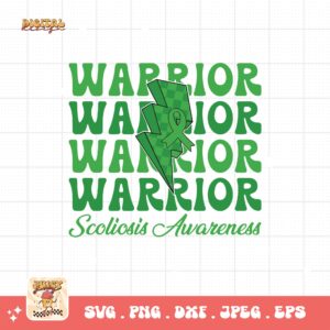 Scoliosis Awareness Svg Png, Scoliosis Warrior Svg, Green Ribbon Svg, Scoliosis Support Svg Cricut File