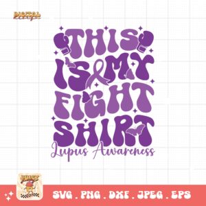 Lupus Awareness Svg Png, This is My Fight Shirt Svg, Lupus Support Ribbon Svg Cricut File, Lupus Png Sublimation Design
