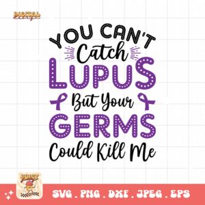 Lupus Awareness Svg Png, Lupus Warrior Svg, Lupus Support Ribbon Svg Cricut File, Lupus Png Sublimation Design